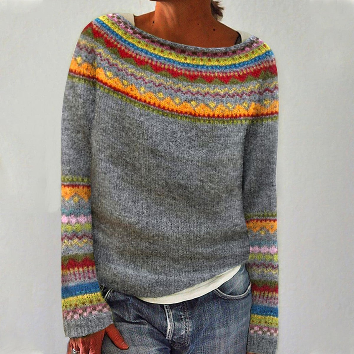 Freya™ - Vintage Knit Pullover