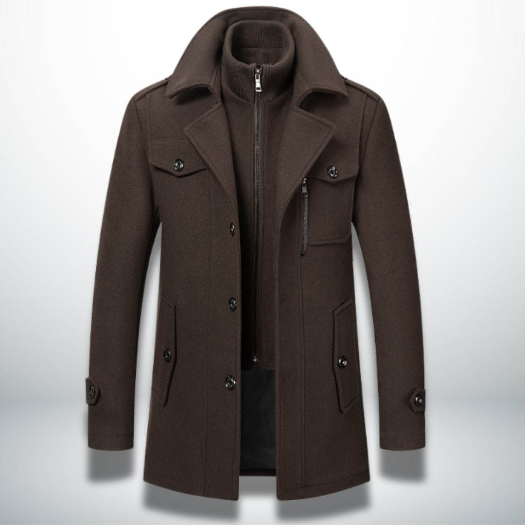 Luca™ | Sophisticated and Cozy Men's Coat