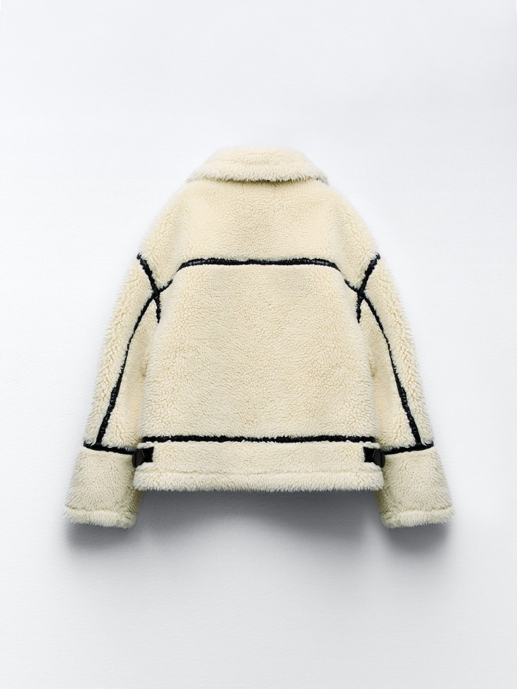 Ava™ - Luxe Sherpa Zip Teddy Jacket