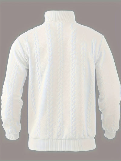 Liam – Vintage Men's Sweater with Zipper