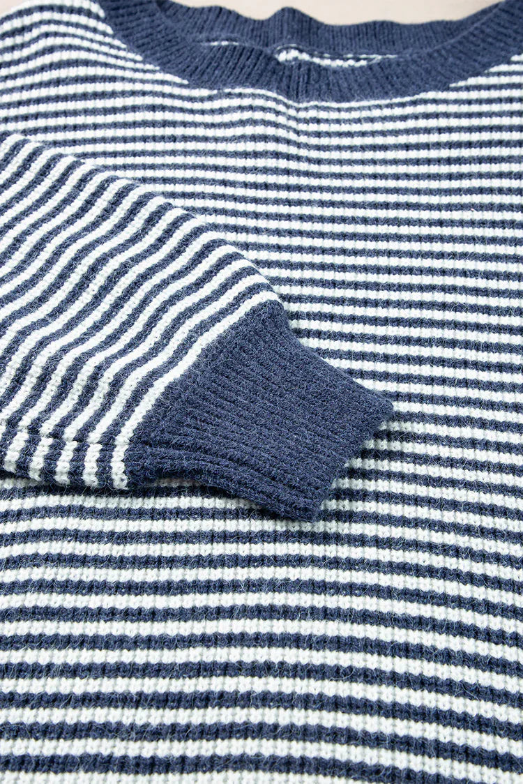 Eva™ Cozy Striped Knit Sweater