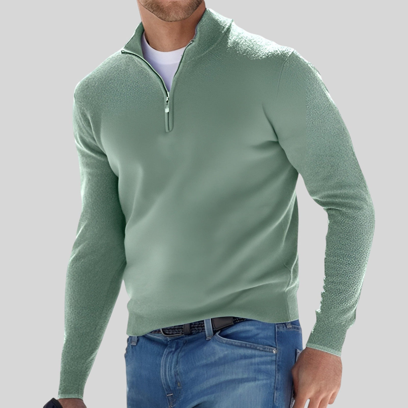 Logan™ | Luxe Men's Half-Zip Sweater