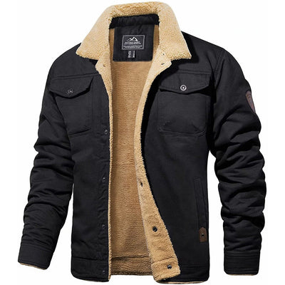 Hudson™ | Men's Sherpa-Lined Bomber Jacket