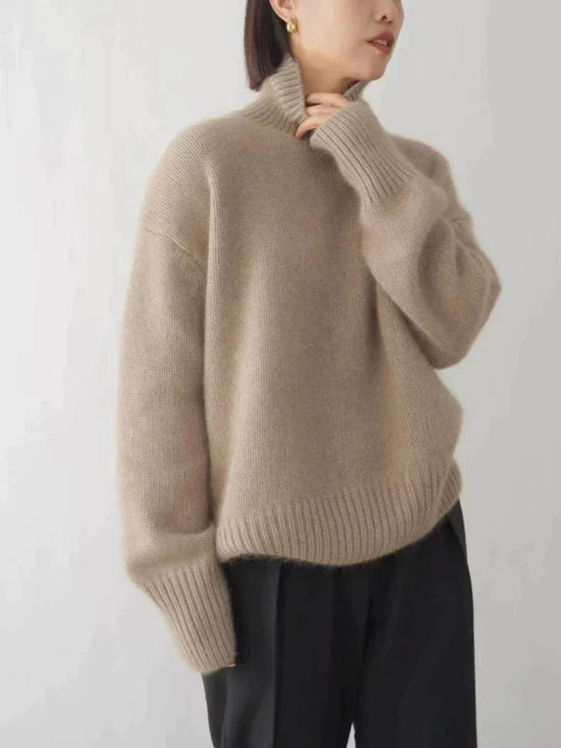 Sofia™ - Luxe Cashmere Turtleneck Sweater