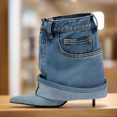 MICHELLE | DENIM STILETTO HEELS