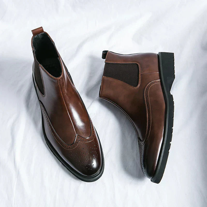 Adriel | Genuine Leather Chelsea Boots