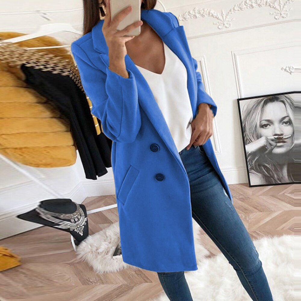 Sienna™ -  Classic Tailored Blazer Coat