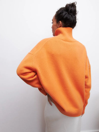 Avery™ - Relaxed Turtleneck Knit Sweater