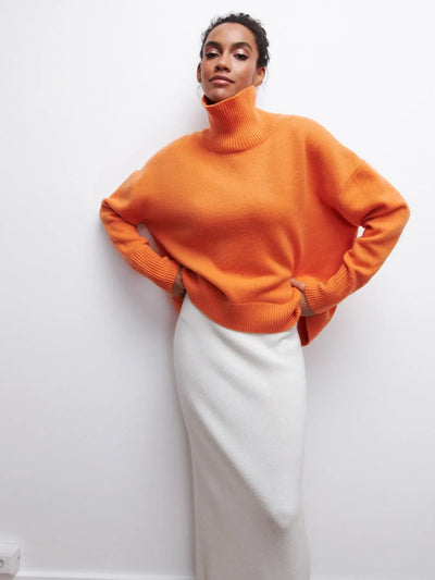 Avery™ - Relaxed Turtleneck Knit Sweater