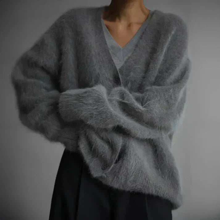 Seren™ - Luxe Fuzzy Knit Cardigan