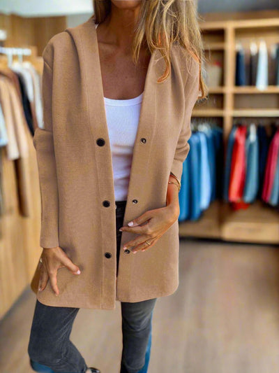 SANDRA | STYLISH COAT WITH HOOD