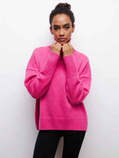 Avery™ - Relaxed Turtleneck Knit Sweater