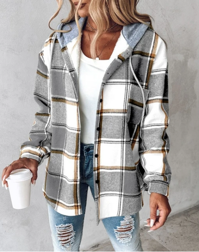 Sierra™ Plaid Hooded Flannel Jacket