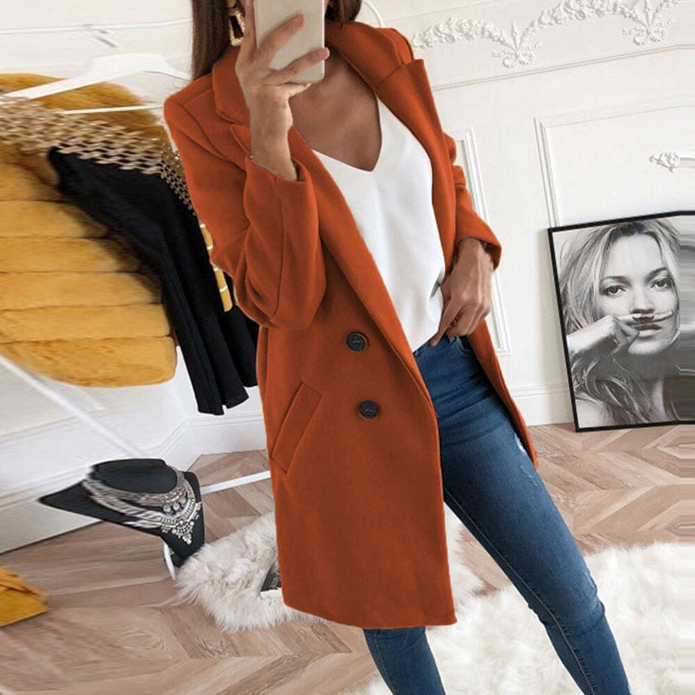 Sienna™ -  Classic Tailored Blazer Coat