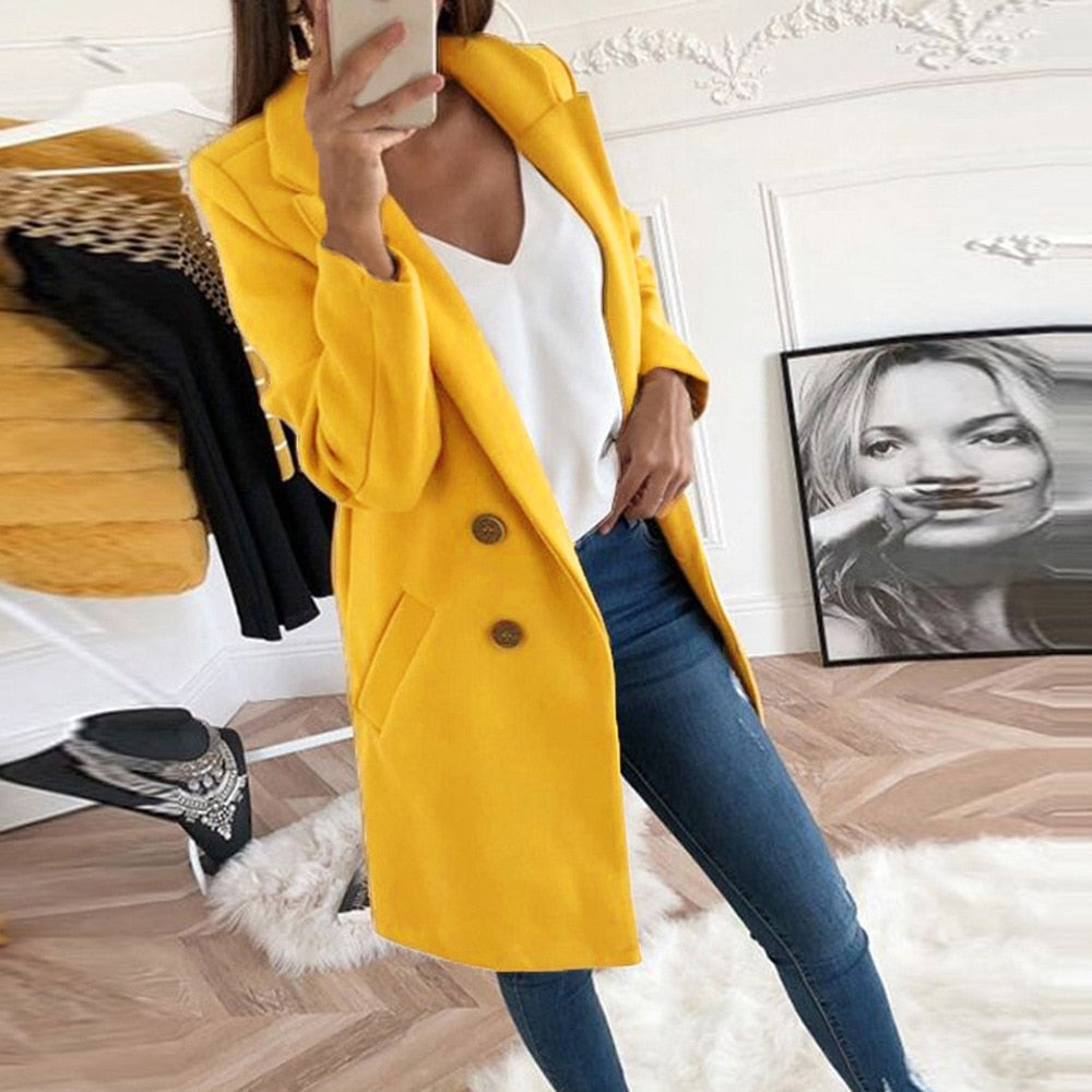 Sienna™ -  Classic Tailored Blazer Coat