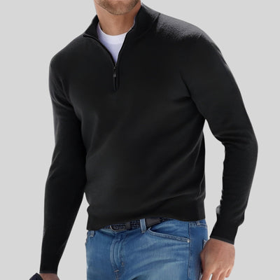 Logan™ | Luxe Men's Half-Zip Sweater