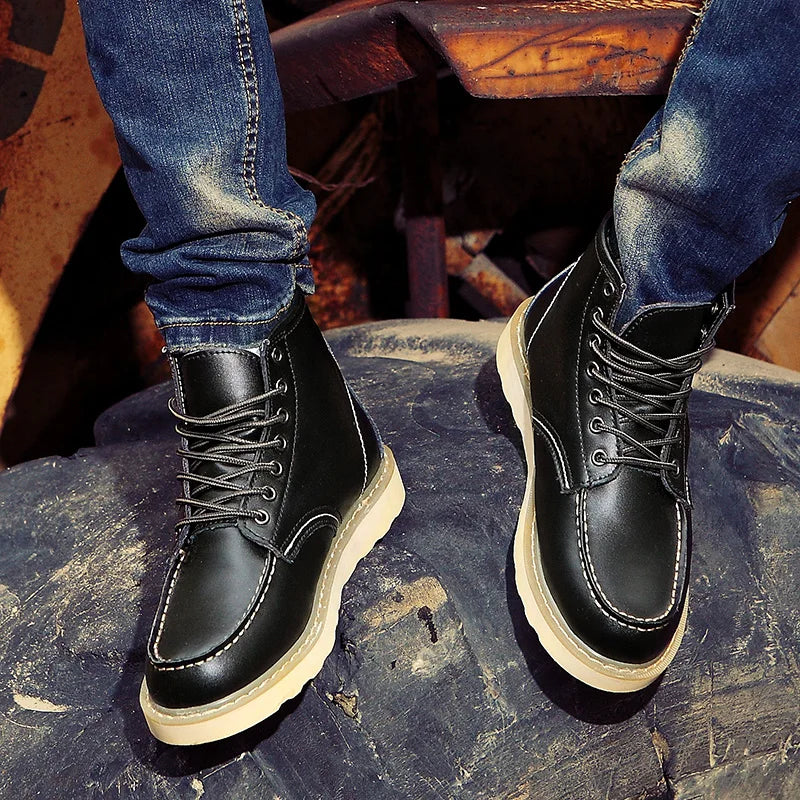 Dustin | Winter Leather Boots