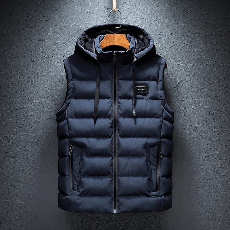 Renzo™ - Sleek Hooded Vest