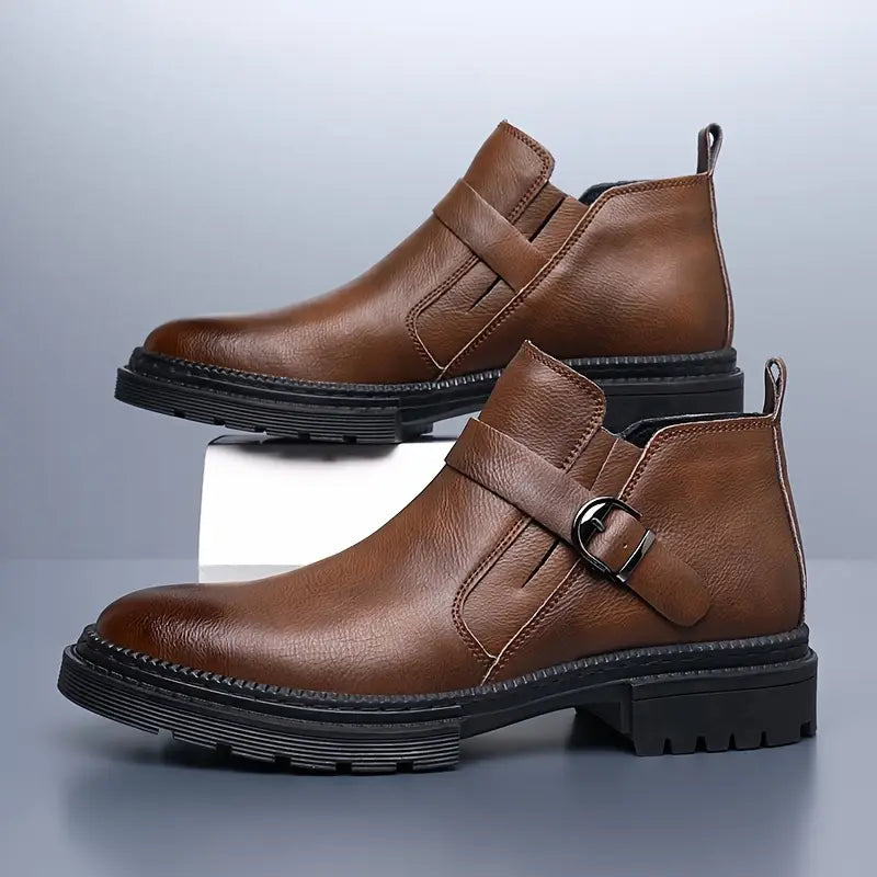 Liam | Leather Ranger Boots for Men