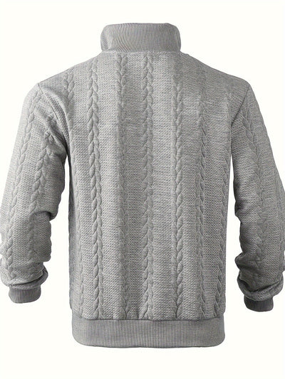 Liam – Vintage Men's Sweater with Zipper