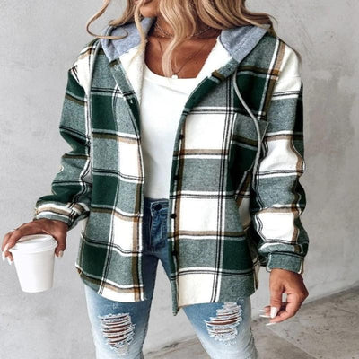 Sierra™ Plaid Hooded Flannel Jacket