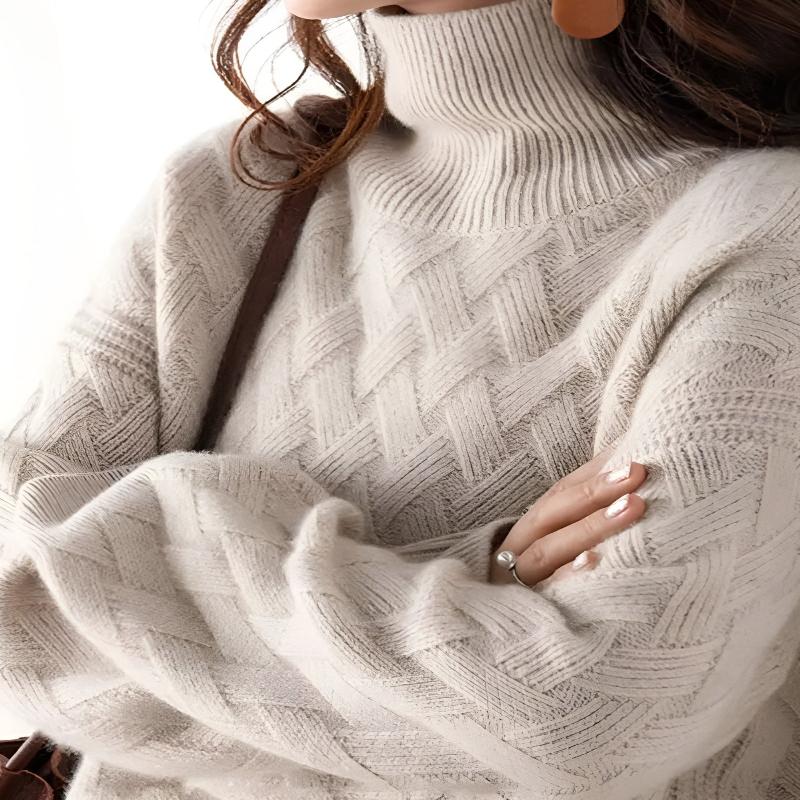 Zara™ - Cascade Turtleneck Sweater